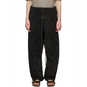 Fear of God ESSENTIALS Black Polyester Lounge Pants Women's Black Fleece IRON
